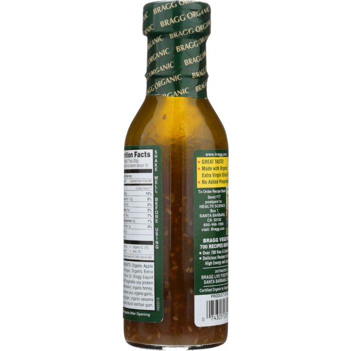 BRAGG: Salad Dressing Ginger and Sesame, 12 oz