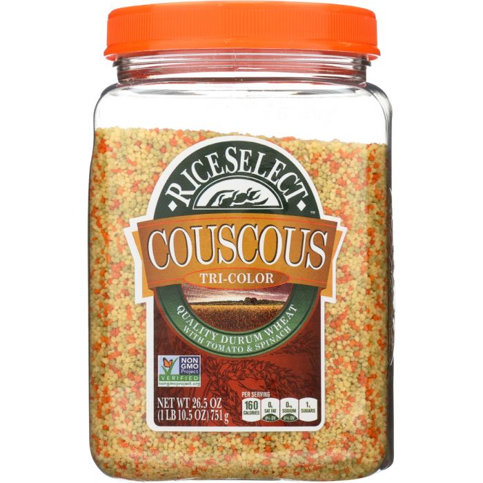 RICESELECT: Tri-Color Couscous, 26.5 oz