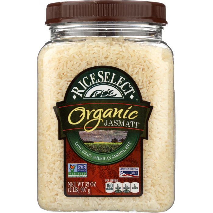 RICESELECT: Organic Jasmati White Rice, 32 oz