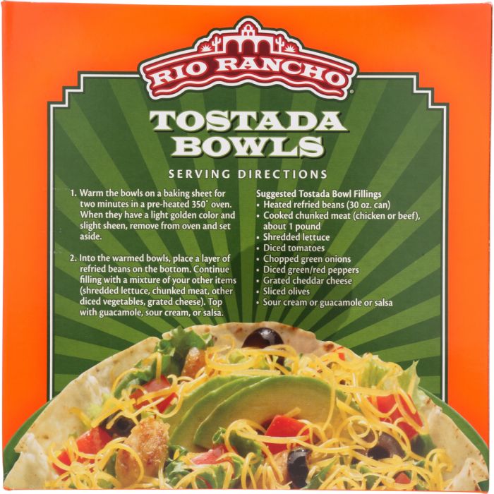 RIO RANCHO: Tostada Bowls 4 count, 5 oz