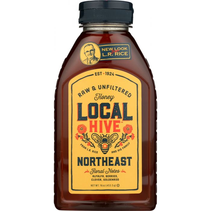 LOCAL HIVE: Raw & Unfiltered Northeast Honey, 16 oz