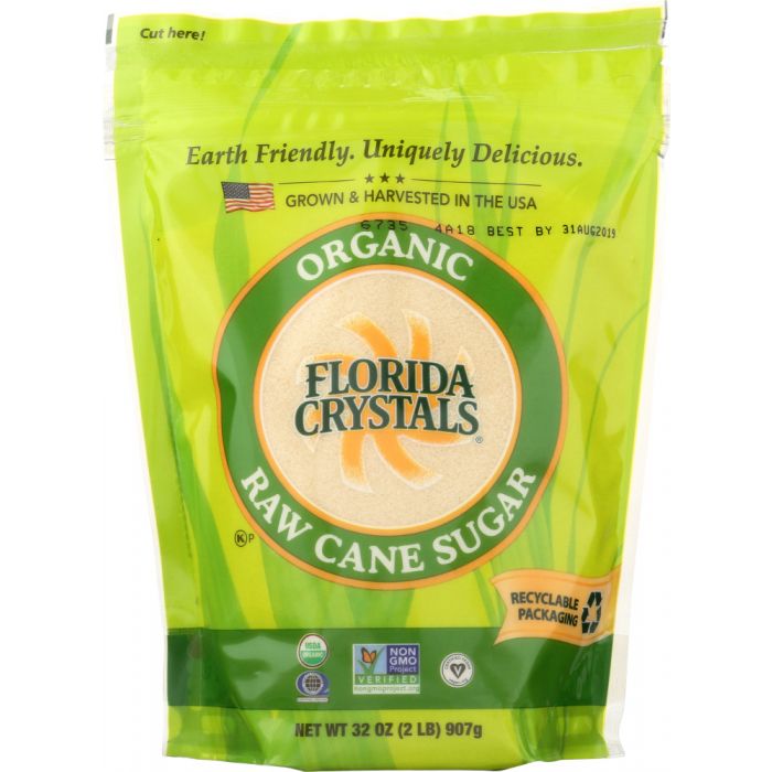 FLORIDA CRYSTALS: Sugar Cane Organic, 2 lb