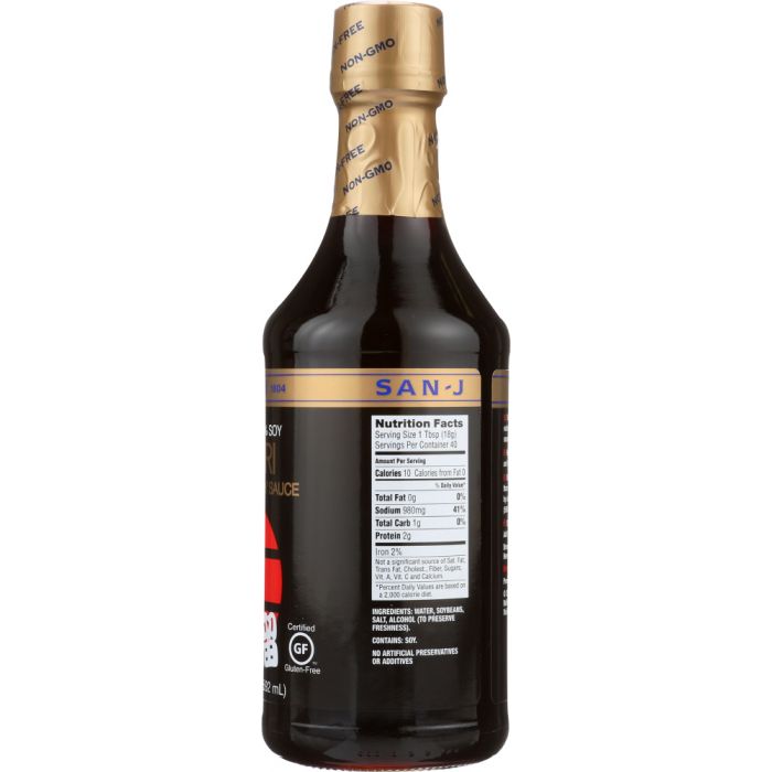 SAN J: Sauce Soy Tamari Black Label, 20 oz