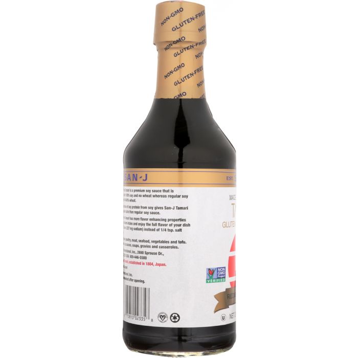 SAN-J: Reduce Sodium Tamari Soy Sauce, 20 oz