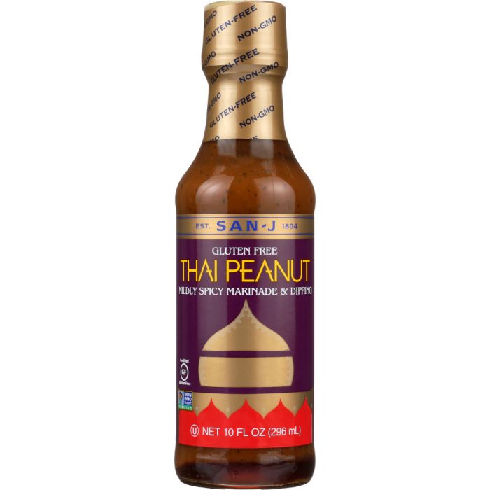 SAN-J: Mildly Spicy Thai Peanut Stir-Fry & Dipping Sauce, 10 Oz