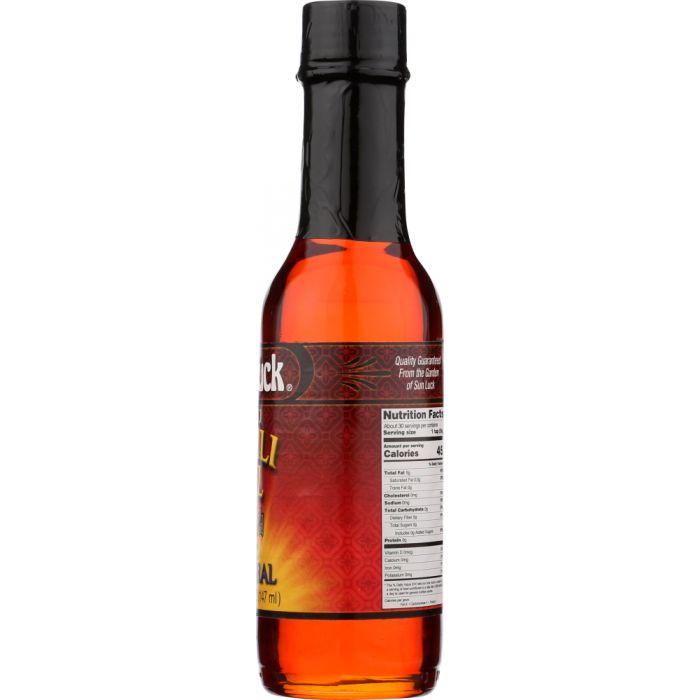 SUN LUCK: La Yu Chili Oil, 5 oz