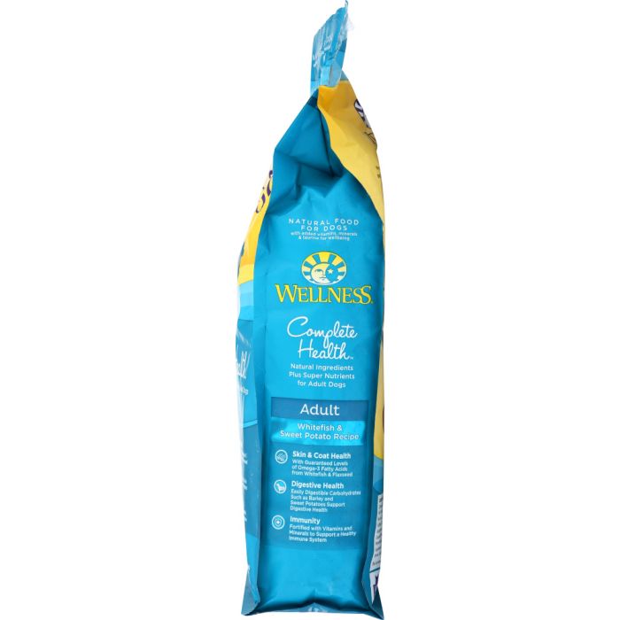 WELLNESS: Complete Health Whitefish & Sweet Potato Dry Dog Food, 5 lb