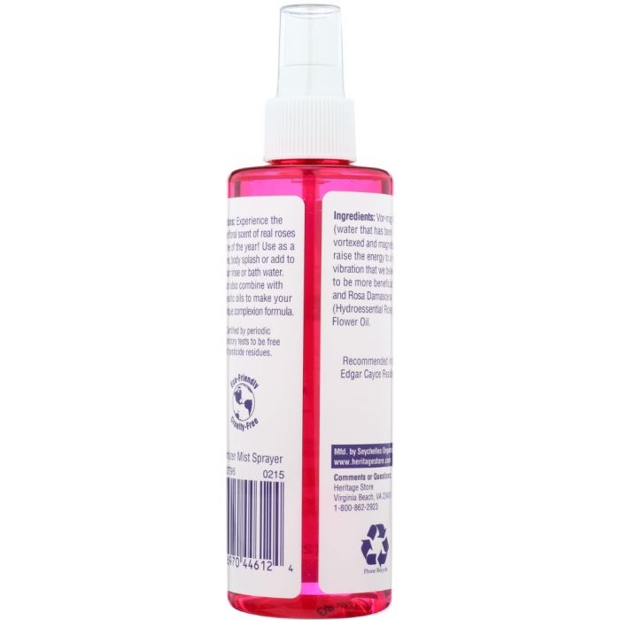 HERITAGE: Rose Water with Atomizer, 8 oz