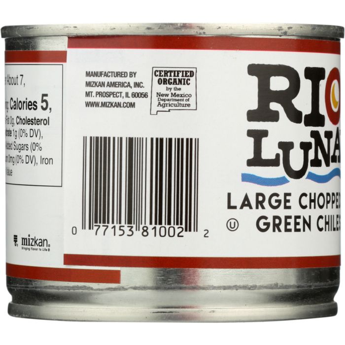 RIO LUNA: Large Chopped Green Chiles, 7 oz