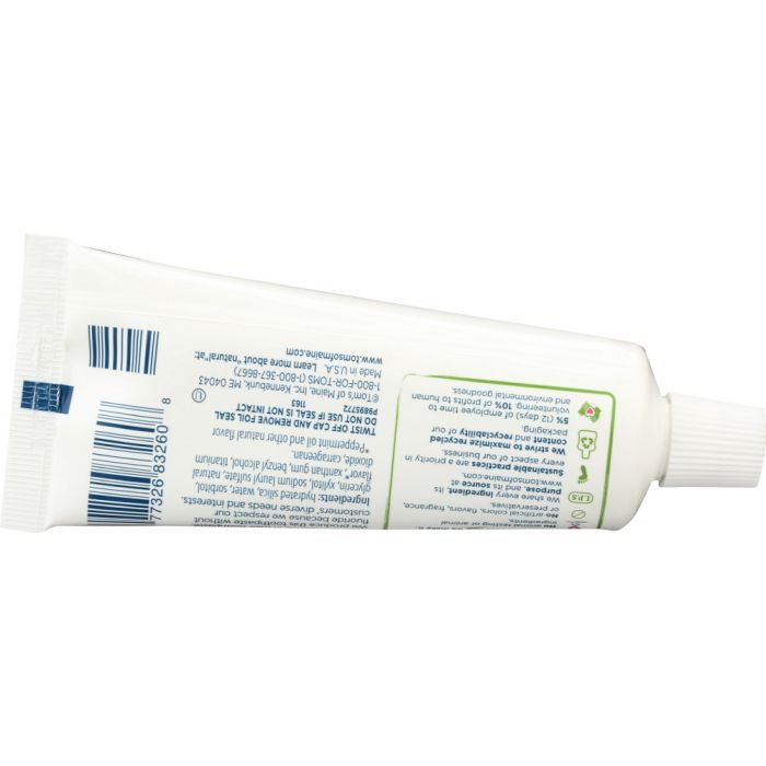 TOMS OF MAINE: Fresh Mint Fluoride Free Whitening Toothpaste, 3 oz