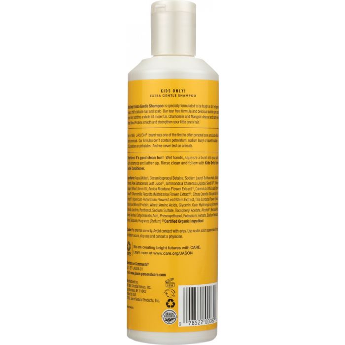 JASON: Kids Only! All Natural Shampoo Extra Gentle, 17.5 oz