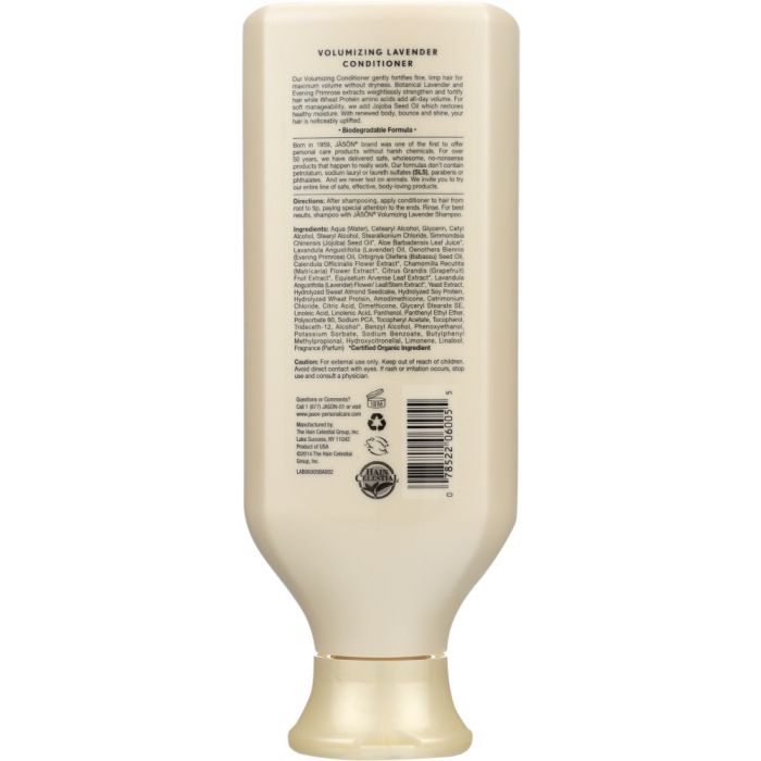 JASON: Volumizing Conditioner Lavender, 16 Oz