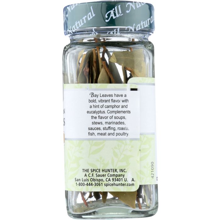 SPICE HUNTER: Whole Mediterranean Bay Leaves, 0.14 oz