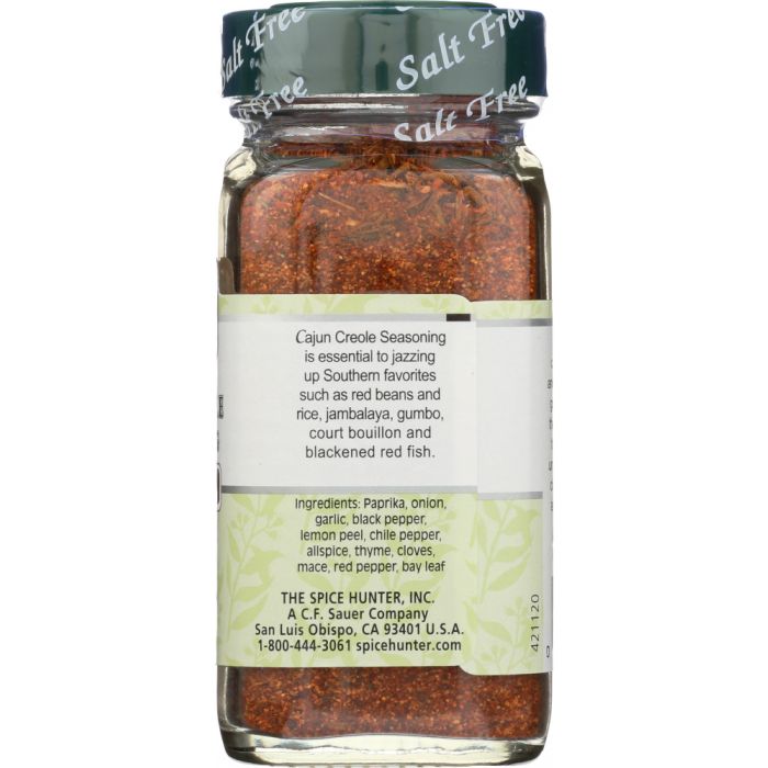 THE SPICE HUNTER: Salt Free Cajun Creole Seasoning Blend, 1.9 oz