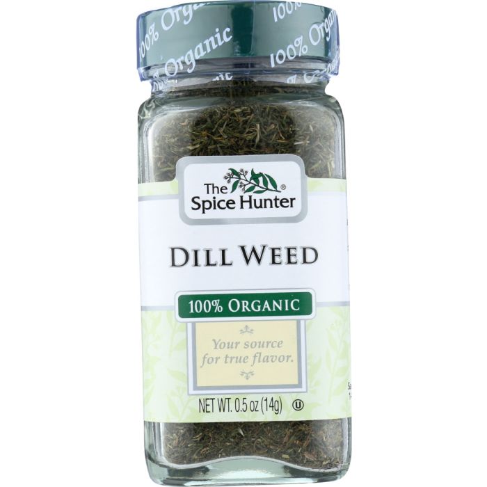 THE SPICE HUNTER: 100% Organic Dill Weed, 0.5 oz