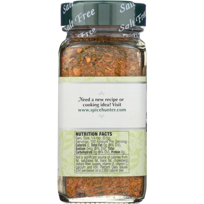 SPICE HUNTER: Salt Free Fajita Seasoning Blend, 1.8 oz