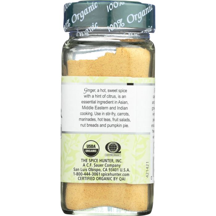 THE SPICE HUNTER: Organic Ground Ginger, 0.8 oz