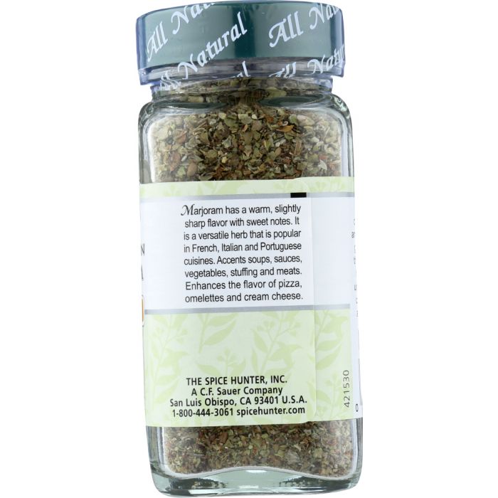 THE SPICE HUNTER: Marjoram Mediterranean Leaves, 0.3 oz