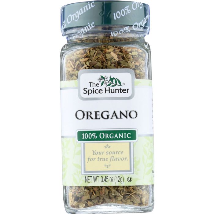 THE SPICE HUNTER: 100% Organic Oregano, 0.45 oz