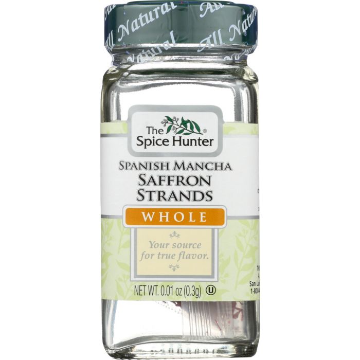 THE SPICE HUNTER: Spanish Mancha Saffron Strands Whole, 0.01 oz