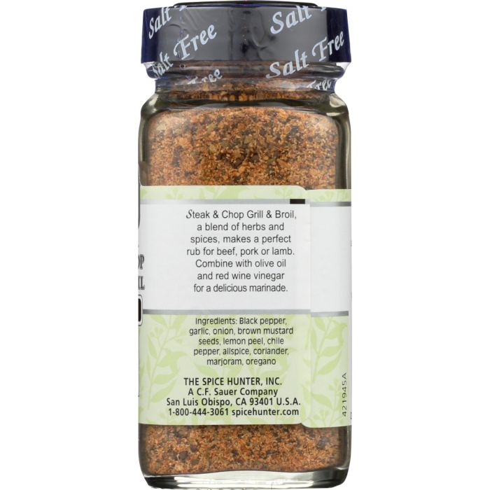 THE SPICE HUNTER: Steak & Chop Grill & Broil Blend, 2.2 oz