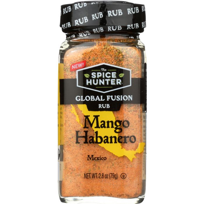 SPICE HUNTER: Global Fusion Rub Mango Habanero, 2.8 oz