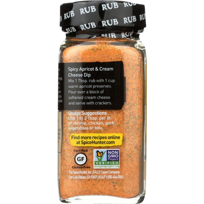 SPICE HUNTER: Global Fusion Rub Mango Habanero, 2.8 oz