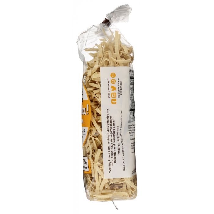 AL DENTE: Carba-Nada Egg Fettuccine Noodles, 10 Oz