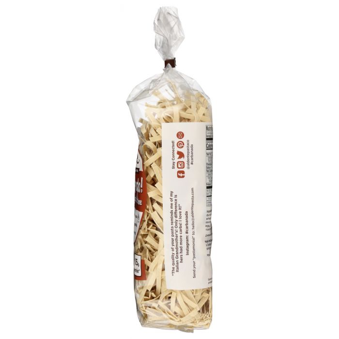 AL DENTE: Carba-Nada Roasted Garlic Fettucine Noodles, 10 oz