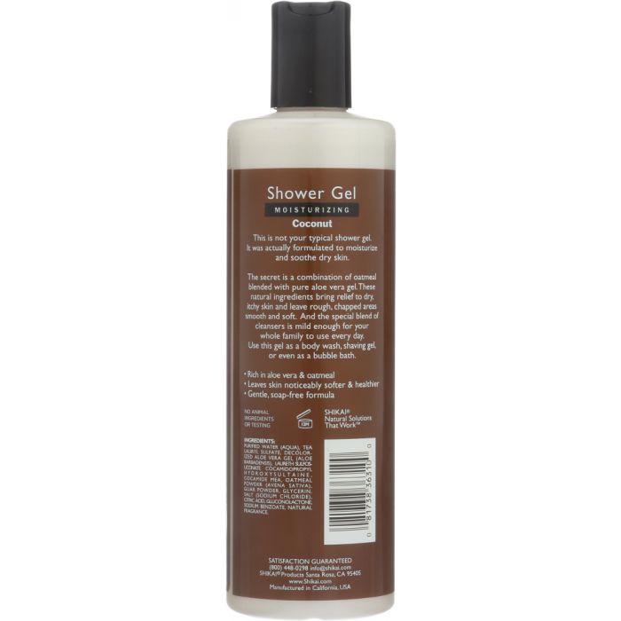 SHIKAI: Moisturizing Shower Gel Coconut, 12 oz