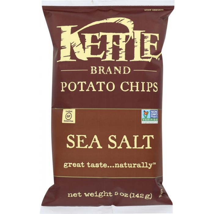 KETTLE BRAND: Potato Chips Sea Salt, 5 oz