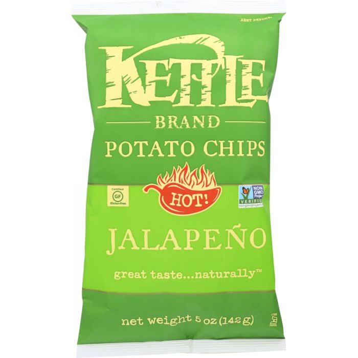 KETTLE FOODS: Potato Chips Jalapeno, 5 oz