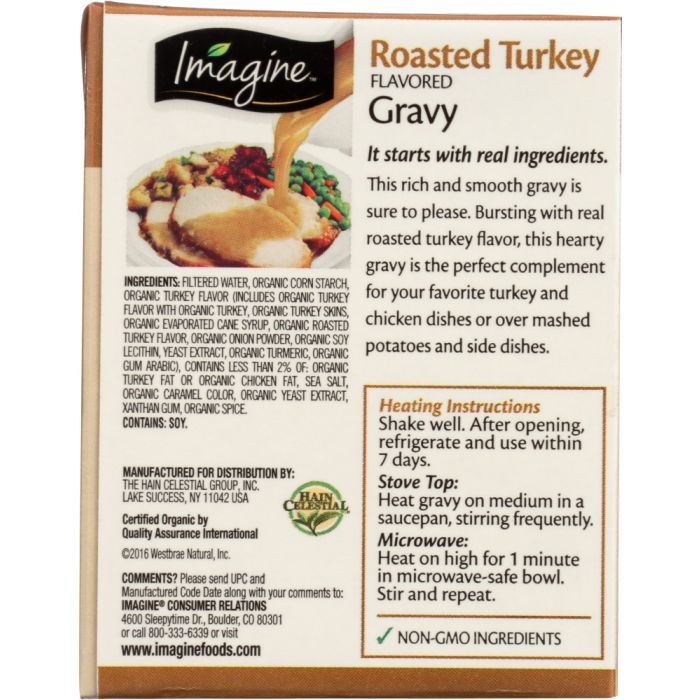 IMAGINE: Foods Organic Roasted Turkey Flavored Gravy, 13.5 oz