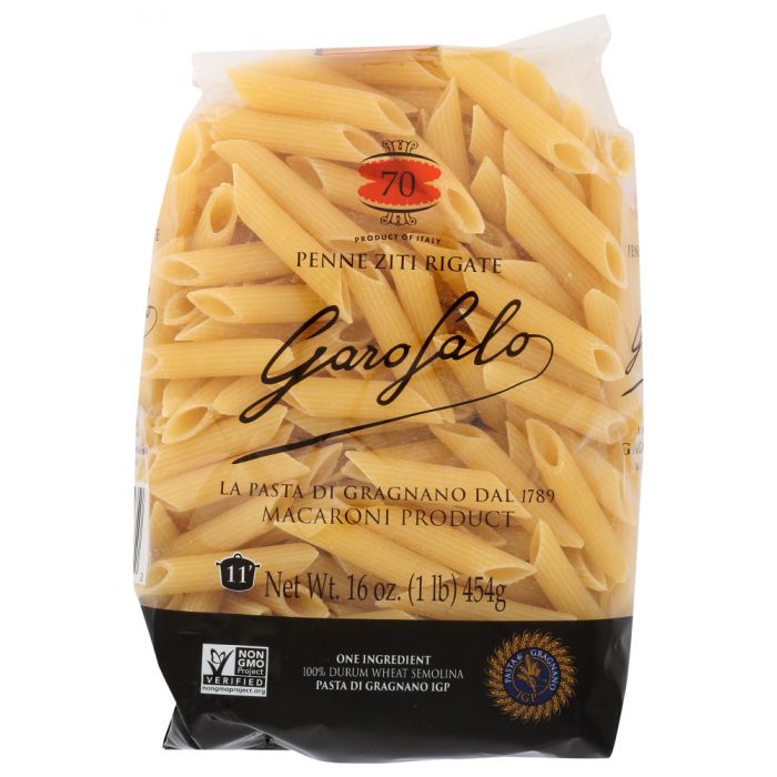 GAROFALO: Penne Ziti Rigate Pasta, 1 lb