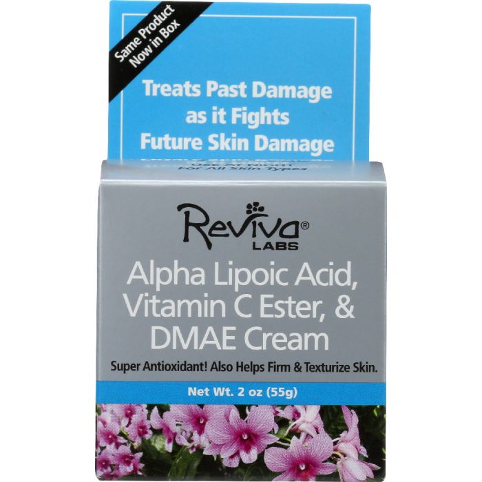 REVIVA LABS: Alpha Lipoic Acid Vitamin C Ester & DMAE Cream, 2 oz