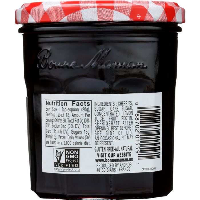 BONNE MAMAN: Cherry Preserves, 13 oz