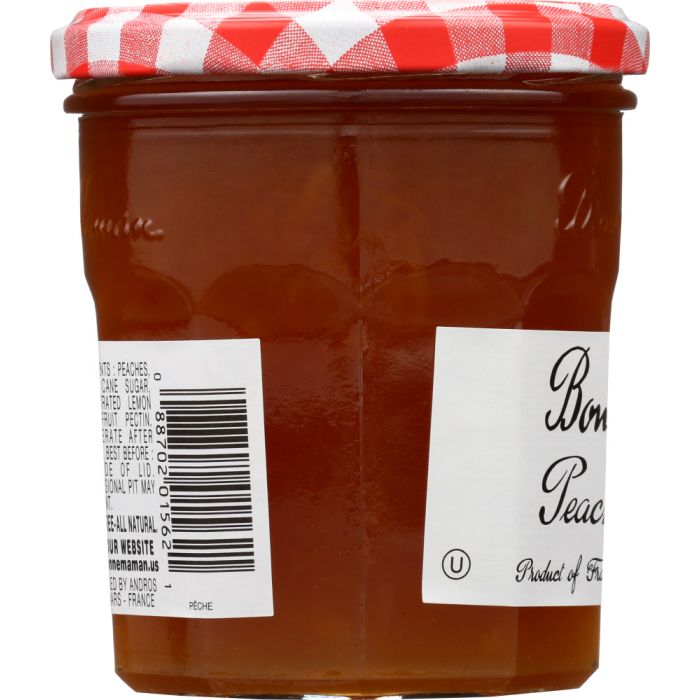 BONNE MAMAN: Peach Preserves, 13 oz