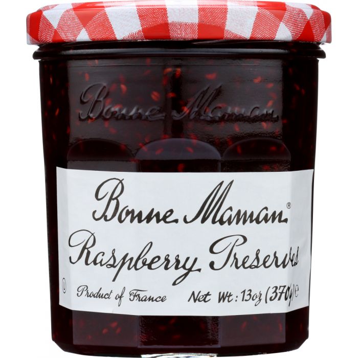 BONNE MAMAN: Raspberry Preserves, 13 oz