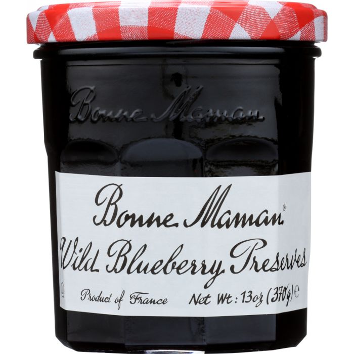 BONNE MAMAN: Wild Blueberry Preserves, 13 Oz