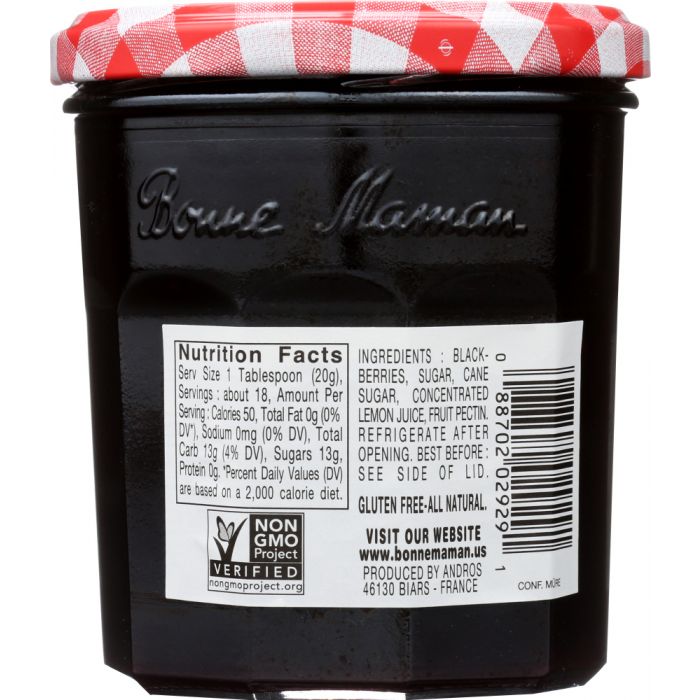 BONNE MAMAN: Blackberry Preserves, 13 oz