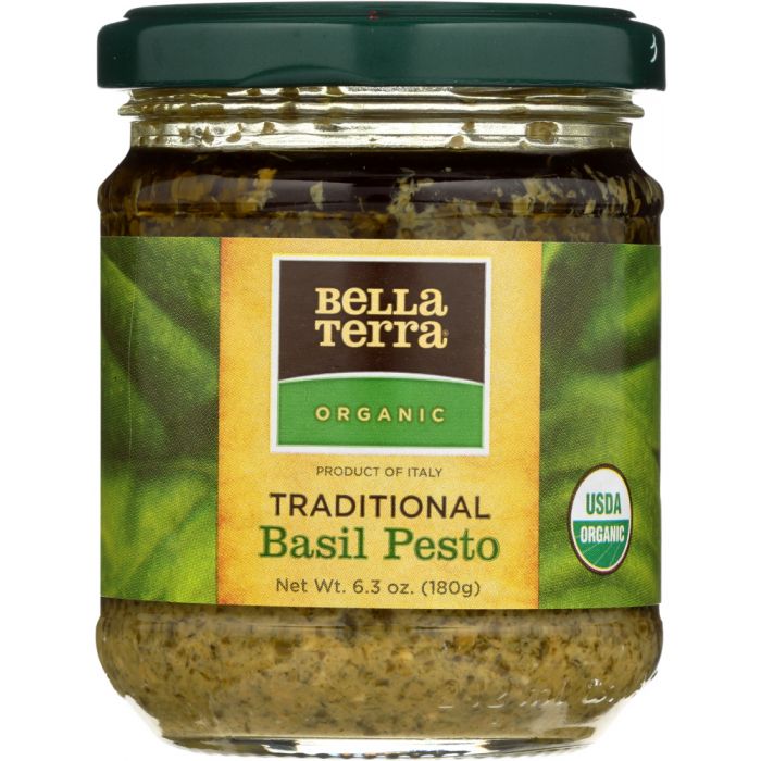 BELLA TERRA: Garlic & Basil Pesto, 6.3 oz