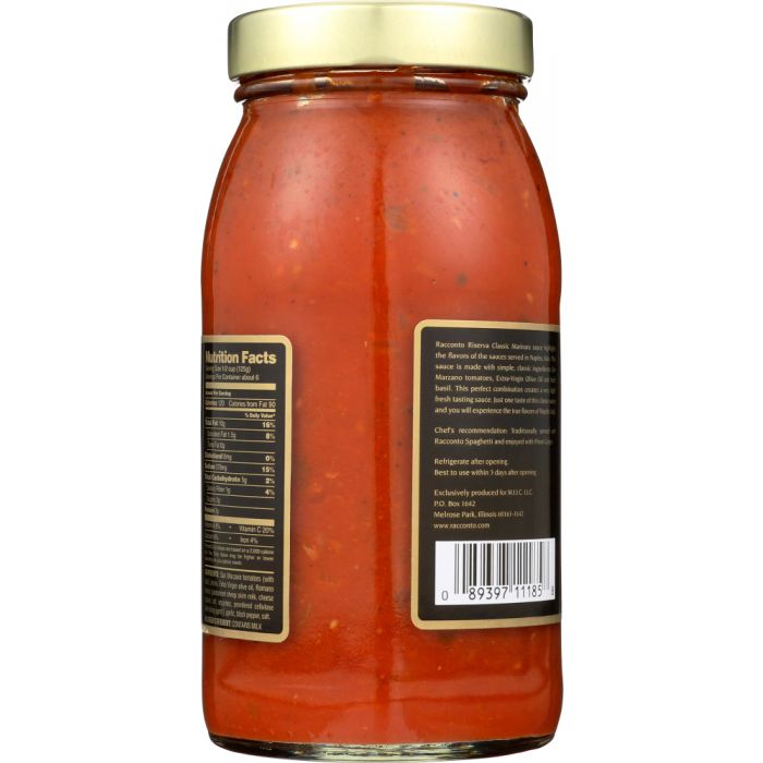 RACCONTO RISERVA: Classic Marinara Sauce, 24 oz