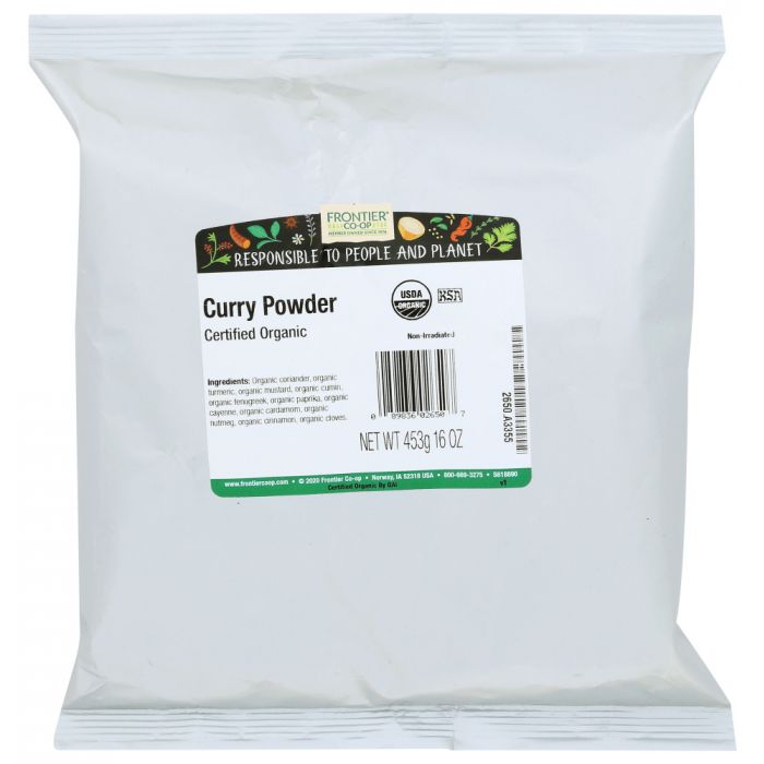 FRONTIER HERB: Organic Curry Powder, 16 oz