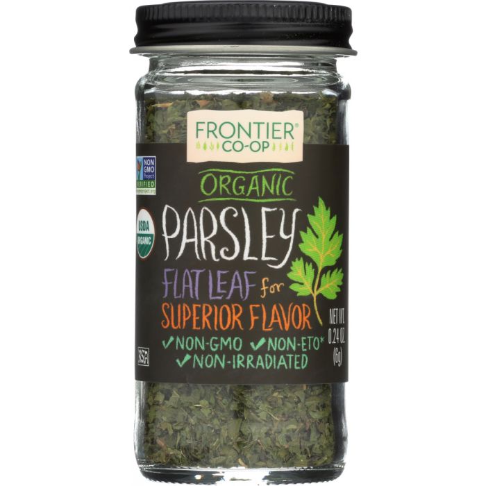 FRONTIER HERB: Organic Parsley Bottle, 0.24 oz