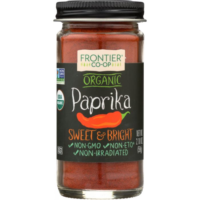 FRONTIER HERB: Organic Ground Paprika Bottle, 2.1 oz