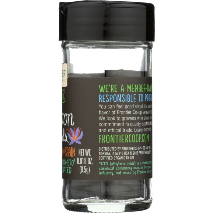 FRONTIER HERB: Saffron Threads Bottle, 0.018 oz