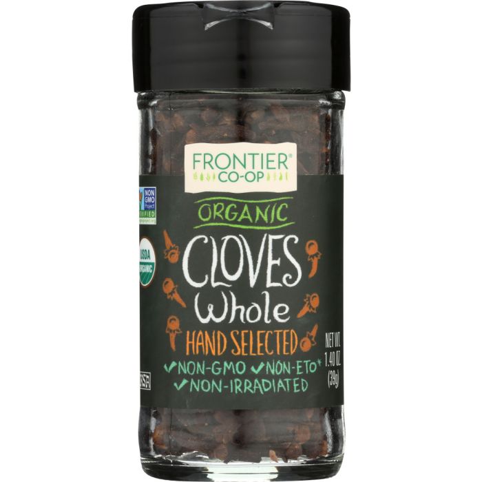 FRONTIER HERB: Organic Cloves Whole Bottle, 1.4 oz