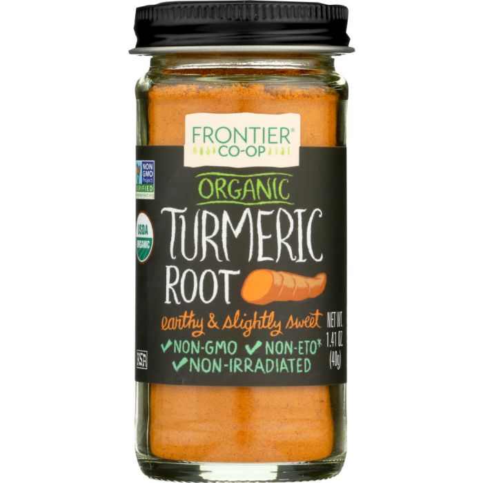 FRONTIER NATURAL PRODUCTS: Organic Ground Turmeric Root, 1.76 oz