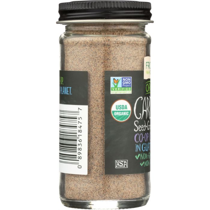 FRONTIER HERB: Organic Cardamom Seed Ground Bottle, 2.08 oz