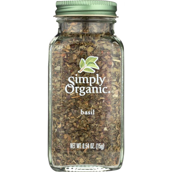 SIMPLY ORGANIC: Basil, 0.54 Oz